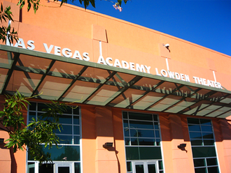 The Las Vegas Academy Lowden Theatre for the Performing Arts after the 2007-2008 renovation LVALowden.png