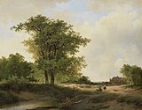 Johannes Warnardus Bilders: Landschaft mit Bauernhaus, Rijksmuseum Amsterdam