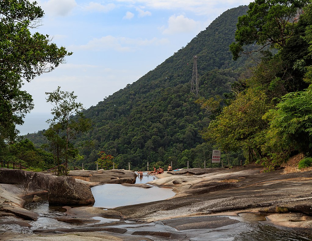 Seven Wells Waterfall- top view