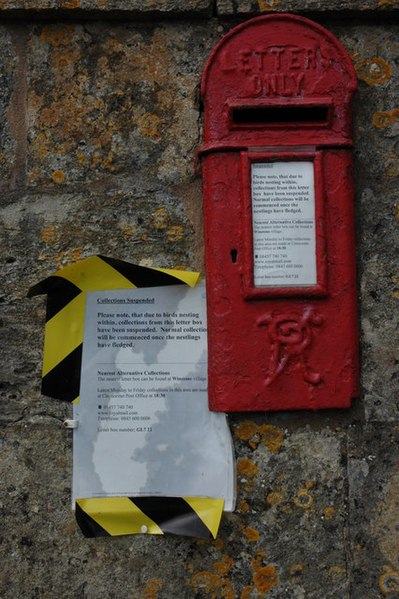 File:Letter box, near Edgeworth - geograph.org.uk - 793520.jpg