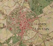 Leuven, Belgium ; Ferraris Map