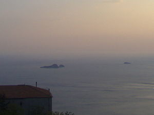 Li Galli sett fra Positano