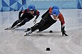 Lillehammer 2016 - Short track 1000m - Men Quaterfinals - Shaoang Liu, Kyunghwan Hong and Tjerk De Boer