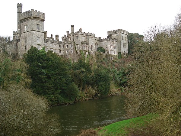 Boyle's birthplace, Lismore Castle (restored in 19th century)