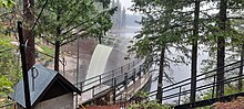 Water flowing through Lyon's Dam Lyon's Dam.jpg