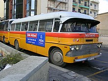 Traditional Maltese bus Maltesisk buss 1.jpg