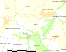Maizet area Map commune FR insee code 14393.png