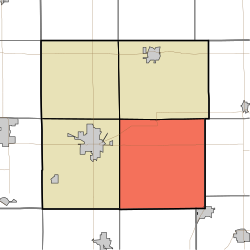 Vị trí trong Quận Blackford, Indiana