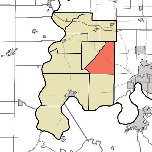 File:Map highlighting Robinson Township, Posey County, Indiana.svg