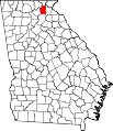 Map of Georgia highlighting White County.svg