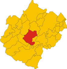 Localisation de Civitella di Romagna