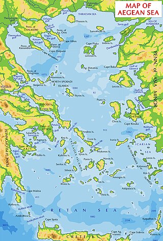 <span class="mw-page-title-main">Icarian Sea</span> Subdivision of the Mediterranean Sea