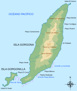 Map of Gorgona