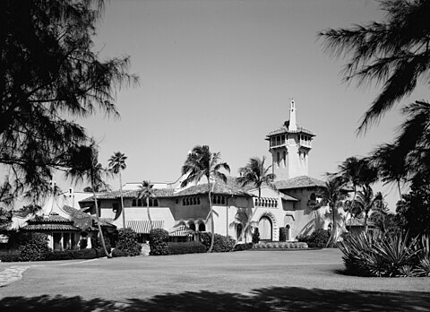 Mar-a-Lago, the residence of former president Donald Trump