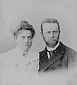 Portrait with his wife Maria Hunziker