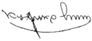 Signature de Viktor Georgievič Kulikov