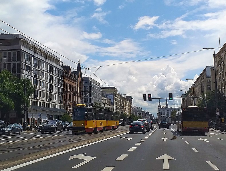 File:Marszałkowska Street in Warsaw, 2019 (2).jpg