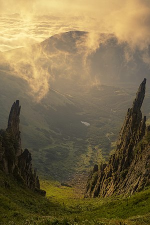 Spits Mountain near Chornohora Range