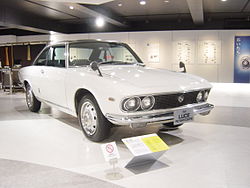 Mazda R 130, ausgestellt im Mazda Werksmuseum