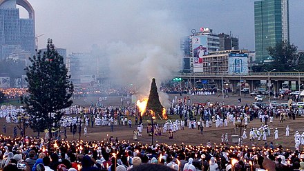 Ethiopian Orthodox celebration of Meskel (Geʽez for "cross")