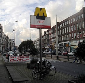 Delfshaven makalesinin açıklayıcı görüntüsü (Rotterdam metrosu)