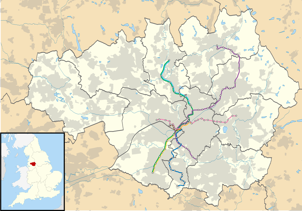 Manchester Metrolink is located in Manchester_Metrolink