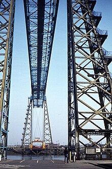 The Transporter Bridge in 1980 Middlesbrough Transporter Bridge (geograph 6425250).jpg
