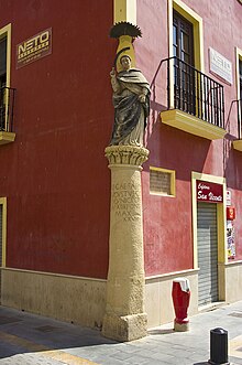 Colonna miliare di Lorca (copia collocata in via Corredera)