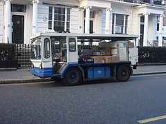 fourgon laitier à South Kensington en 2009