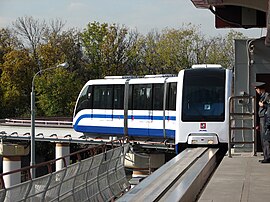 Intamin P30 train (operates on the Monorail line)
