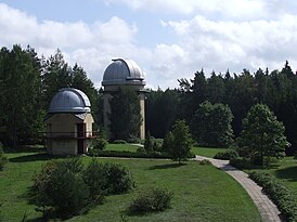 Два купола Молетской астрономической обсерватории