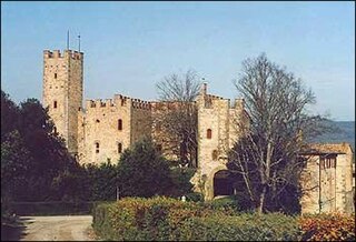 Castello di Montalto Castle in Tuscany, Italy