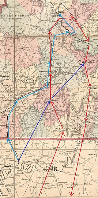 <span class="mw-page-title-main">Morgan's Christmas Raid</span> 1862/63 U.S. Civil War action in Tennessee