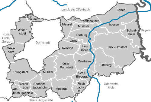 Municipalities in DA (district).svg