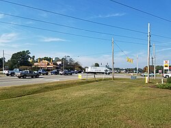 Central junction in Murrayville at Murrayville Road and North Carolina Highway 132