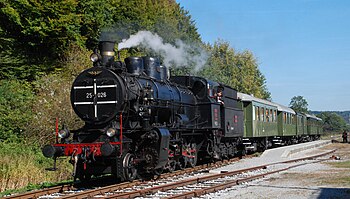 English: Museum train, property of Slovenske ž...