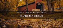 Chapter cover of the U.S. Global Change Research Program's fourth National Climate Assessment, Northeast Chapter (2018) NC4A Northeast Chapter 18 Title Slide.jpg
