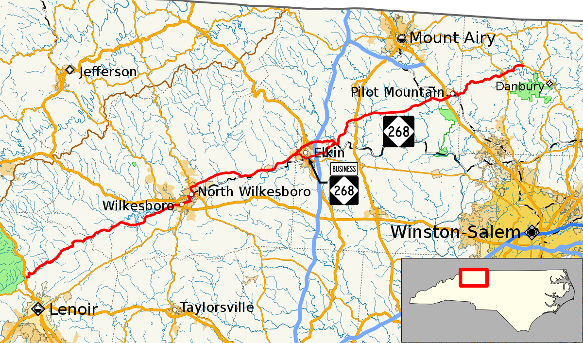 North Carolina Highway 268 Wikipedia