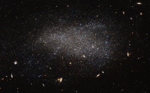 Image of the irregular dwarf galaxy DDO 154 using the Hubble Space Telescope