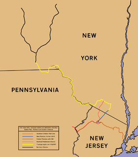 <span class="mw-page-title-main">New York, Susquehanna and Western Railway</span> American freight railway