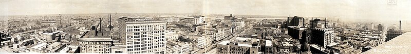 Panorama Nowego Orleanu z roku 1919