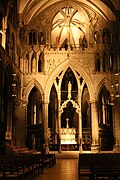 Was Nidaros Cathedral built from stone extracted in a large