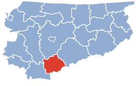 Localisation de Powiat de Nidzica