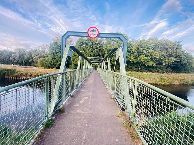 Northenden Mersey footbridge