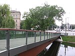 Świebodzka-gångbron i Wrocław i Polen