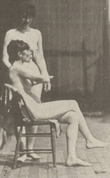 File:Nude woman brings a cup of tea; another takes the cup and drinks (rbm-QP301M8-1887-451a~7).jpg