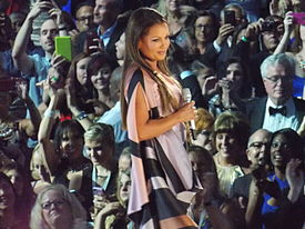 Williams at the conclusion of her performance of "Oh How the Years Go By" at Miss America 2016 Oh How The Years Go By.JPG