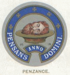 Penzance Borough Arms, 1614-1934 (used on the Civic Regalia of the Mayor of Penzance) Old Pzarms.gif