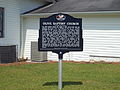 Olive Baptist Church historical marker
