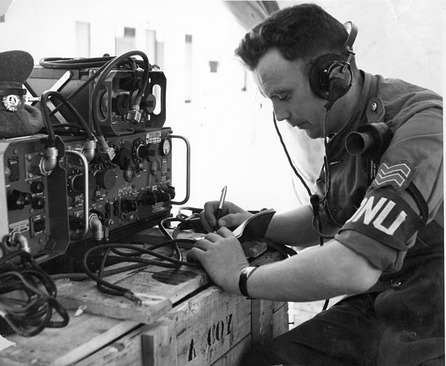 Radio operator of "A" Company in the months prior to the siege